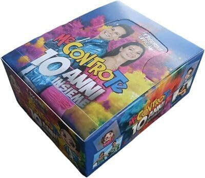 Generico Box 30 bustine da 5 figurine Me Contro Te 10 anni insieme 2025