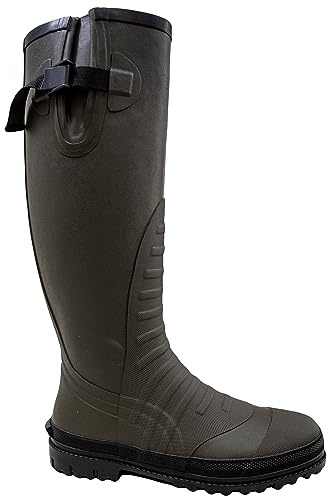 FROGG TOGGS mens Cascades Waterproof Rubber Knee Boot Rain Shoe, Green, 11 US