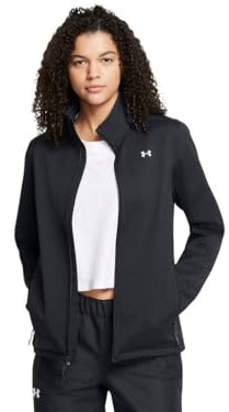 Under Armour Womens ColdGear Infrared Shield 2.0 Soft Shell, (002) Black / / White, Large Tall