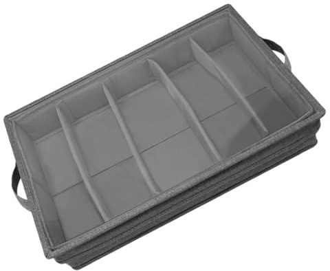 VERDANVERSE Caja Organizadora Portátil para Cubiertos con Tapa Transparente Compartimentos Múltiples para Almacenamiento Seguro De Utensilios De Cocina El Hogar
