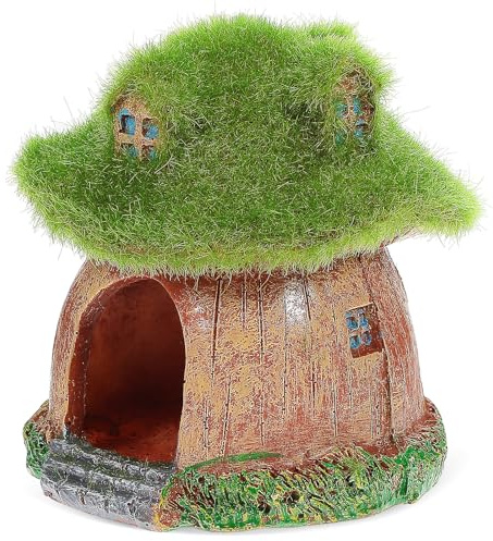 SUPVOX Escondite para Peces Betta de Resina Casa Decorativa Compacta para Acuario Refugio Seguro para Peces Pequeños Accesorio Resistente para Decoración de Peceras