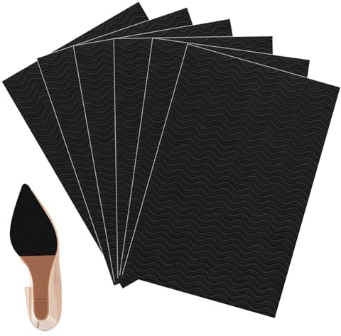 6 Pares Protectores Antideslizantes Suelas Zapatos - Adhesivos Tacones Casuales, Anti-Ruido Ajustable, para Bodas Eventos