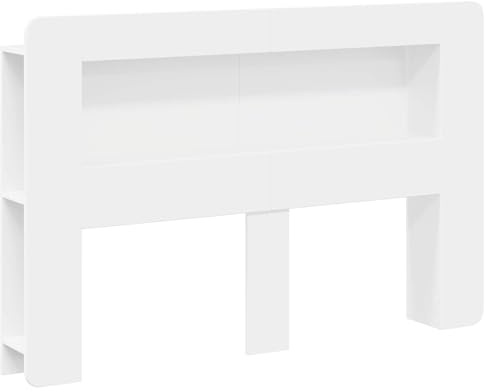 sephironlbb sänggavel, skåp, vitt trämaterial med generöst förvaringsutrymme, 182 x 18,5 x 100 cm, moderna sängtillbehör för sovrum, mångsidigt användbart som ryggstöd, sänghuvud och väggkudde