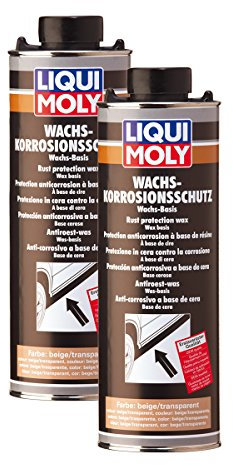 2x LIQUI MOLY 6104 Wachs Korrosions Schutz braun transparent Rost Pflege 1L