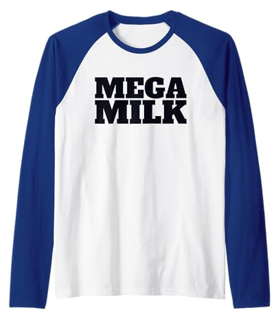 Mega Milk Raglan Baseball Tee