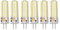 6pcs GY6.35 LED Birne 700lm 72 LEDs LED Mais Glühbirne für Pendelleuchten Deckenleuchten AC DC12V (6000k weißes Licht)