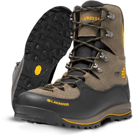 LaCrosse Men's 533701 Ursa ES 8 GTX Waterproof Hunting Boot, Brown/Gold - 12 M