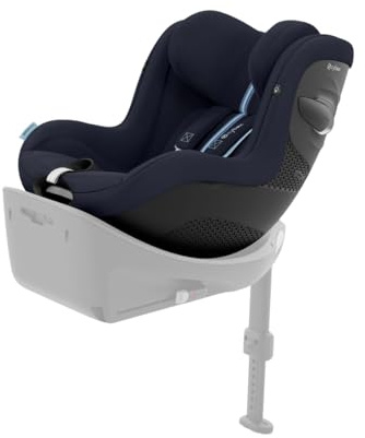 CYBEX Gold Kinder-Autositz Sirona G i-Size Plus, Ohne Base, Ab ca. 3 Monaten bis 4 Jahre, Max. 19 kg, 61 - 105 cm (Ab Geburt / 40 cm mit Neugeboreneneinlage), Ocean Blue