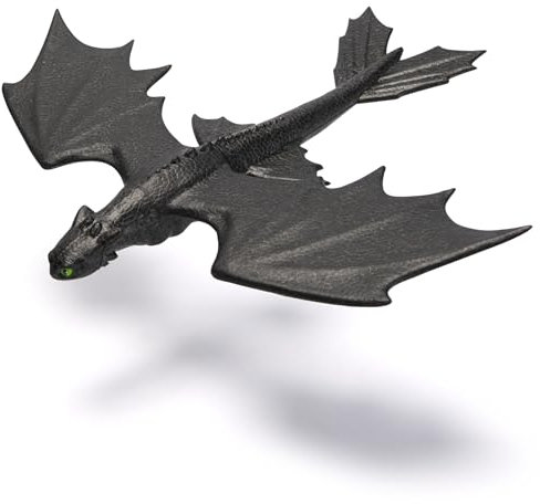 Dreamworks Dragons, How to Train Your Dragon, Soaring Toothless Dragon Glider with 38 cm Wingspan, Kids Toys for Boys & Girls Ages 4 and up