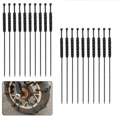 Cinturón de emergencia reutilizable para exteriores, para motocicleta, coche, nieve, neumáticos, cadenas de amarre con ruedas de invierno