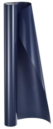 sourcing map HTV Heat Transfer Vinyl 12 x 3.6ft Roll PVC Navy Blue Iron on Vinyl for All Cutter Machine, Easy to Cut & Weed