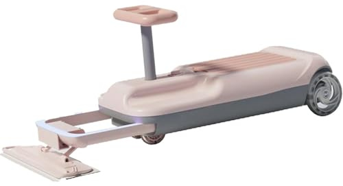 Go Kart para niños, limpiador de pisos, carrito de limpieza para interiores y exteriores, limpiador extraíble, divertido y fácil de usar