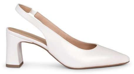 miMaO. Zapatos Destalonados de tacón Ancho en Piel con Plantilla de Gel. Diseñado y Fabricado en España