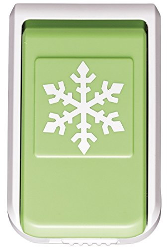 Ideen mit Herz Stanzer Schneeflocke | Eiskristall | Motivgröße: Ø 4,5cm | Motiv-Locher für Papier | Karten & Aufleger basteln | Weihnachtskarten & Deko für Weihnachten, Advent, Schnee, Winter