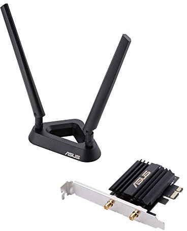 Asus AX3000 (Pce-AX58BT) Next-Gen WiFi 6 Dual Band PCIe Wireless Adapter with Bluetooth 5.0 - Ofdma, 2x2 MU-Mimo and Wpa3 Security,Black