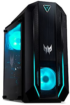 Acer Predator Orion 3000 PO3-630 Gaming PC - (Intel Core i5-11400F, 16GB, 1TB HDD und 256GB SSD, NVIDIA GeForce RTX 3060Ti, Windows 10, Schwarz)