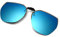 Long Keeper Polarisierte Clip-On Sonnenbrille Unisex mit UV Schutz Flip up Sonnenbrille Clip Gegen Licht