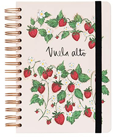 Grupo Erik Quaderno Appunti A5 Ana Marin - Taccuino con Anelli Pagine Bianche con Tasca Interna e Copertina Rigida, 180 Pagine | Scuola Cancelleria, Diario Personale