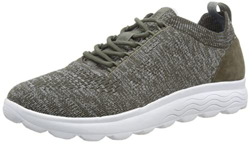 Geox Herren U SPHERICA Sneaker, Military, 42 EU
