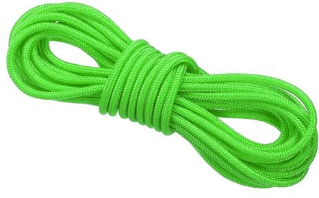 PATIKIL Cuerda de Bucle D para Arquería de 10 Pies Cuerda de Liberación de Cuerda de Arco Bucle de Anclaje de Alambre para Cuerda de Arco Compuesto Verde Brillante