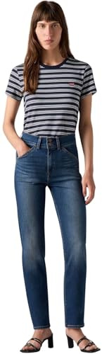 Levi's Femme Jean 724 Straight Tailored Dark Woods Blue 28 32