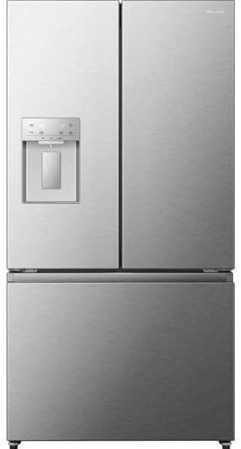 Hisense American Fridge Freezer - Stainless Steel - E Rated