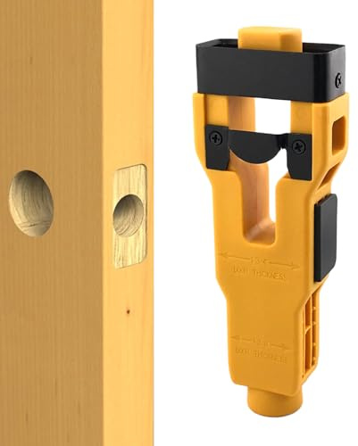 Strumento Per Mortasare La Serratura - Per Installazione Porta, Taglierina Per Fori Di Precisione, Kit Scalpello Ergonomico Con Funzione Di Profondità Accurata | Assistenza Professionale Per Prin