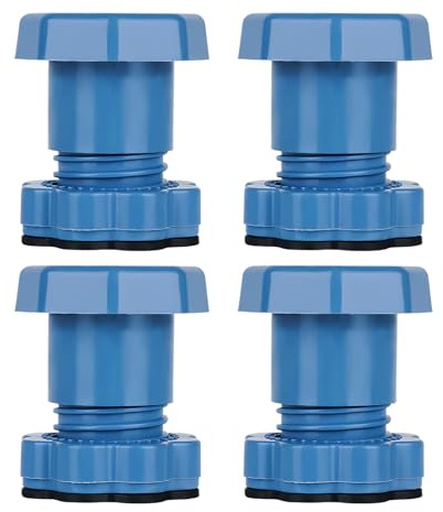 Anti Vibration Pads, Non-Slip Stabilizers, 10x6.5cm, Washing Machine Feet, Appliance Leveling Pads, Smart Spatial Solution, For Washer Dryer Home Apartment Furniture Protection