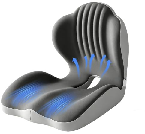 Jadyon Ergonomisches Sitzkissen Aus Memory-Schaum, Sitzkissen Orthopädisch