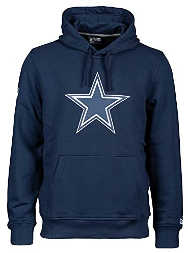 New Era Felpa con cappuccio e logo NFL Team Po Shield per adulti, Blu, 3XL