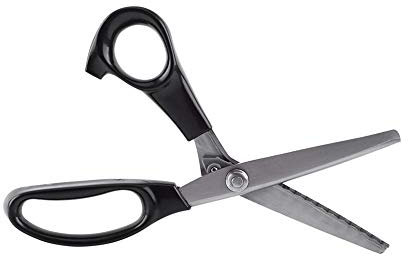 Zickzack-Nähschere, Stoffdekorationsrunde/Dreieck-Rand-Zackenschere (3mm, 5mm, 7mm)(5mm),Stoffwerkzeuge