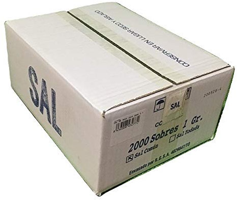 SAL en monodosis | 2000 sobres de 1 gramo | PRODUCTOEXTRA