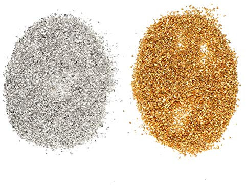 HEALLILY 1 Set Kristallglas Kies Glitzer Crushed Glas für Nail Art Epoxy Kristall Dekor Kerze machen DIY Handwerk 200g