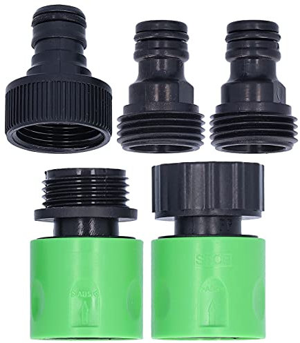 Atyhao Raccordo Rapido per Tubo Flessibile NPT 3/4 Femmina con Raccordo Filettato Maschio per L'irrigazione del Prato da Giardino
