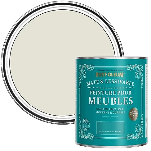 Rust-Oleum Beige Furniture Paint in Matt Finish - Portland Stone 750ml