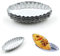 Moules à Tarte Aux œufs - 8 pièces Moisissure à Tarte Aux Aluminium, Moule à Muffin，Moule à Tarte pour Oeufs,Moules de Cuisson Moules Antiadhésif et Réutilisable pour Cupcake Gâteau,Desserts, Argent