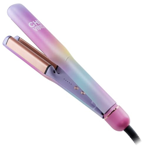 CHI Vibes Wave On Multifunctional Waver, Curling Iron Creates Long-Lasting Frizz-Free, Crimp-Style Waves & Loose Beachy Curls for All Hair Types