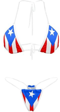 Suhoaziia Bikini Set Clear Straps Cheeky Brazilian Micro Thongs Bikinis Swimsuit for Women Sexy No Tan Line Bathing Suit