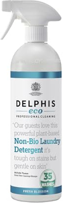 Delphis Eco Laundry Detergent Non Bio 700ml, Fresh Blossom Scent, Dermatologically Tested & Eco-Friendly, Plant-Based & Biodegradable