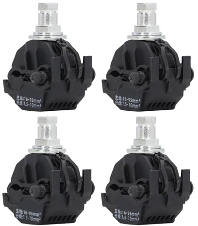 Connettore Perforante Isolante, 5 Pezzi Morsetto Perforante Isolante 1KV Sdoppiatore Cavo Ad Alta Bassa Tensione Senza Peeling con Guscio Isolato Non Richiede Peeling per (JJC-2)