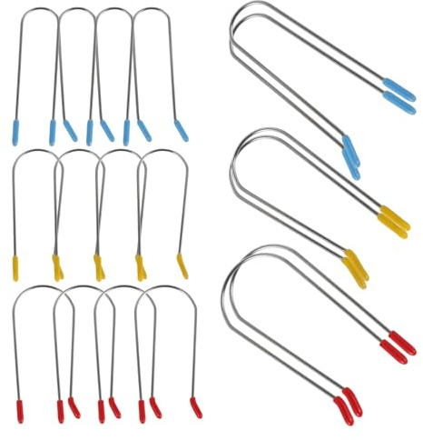SWETRACE Clips de Rodillo Caliente 24 Piezas, Pinzas para Rulos Térmicos de Diferentes Tamaños, Adecuadas para Rizador de Pelo Eléctrico en Casa y Peluquería