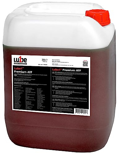 Lube1 Premium ATF Fluid - 20L I Premium ATF Automatikgetriebeöl I Speziell entwickeltes ATF Automatenöl I 100% vollsynthetisches Hydrauliköl
