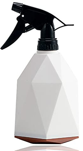 Sprühflasche Drucksprüher Sprüher Blumensprüher Abnehmbar für Familie Büro Topfpflanzen Bonsai Bewässerung Gartenblumen Pflanzen Bewässerungswerkzeug (600ML, Weiß)