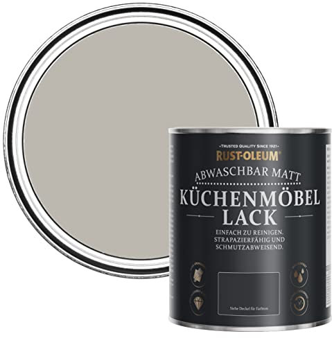 Rust-Oleum Dark Grey Kitchen Cupboard Paint in Matt Finish - Gorthleck 750ml