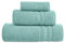 Comfy Wings 3-TLG. Frottier Handtücher 100% Baumwolle Set mit verschiedenen Größen 1X Badetuch 70x140, 1X Handtuch 50x100 und 1X Gästehandtuch 33x33, Weich und Duschhandtücher, Badetücher (Nilblau)