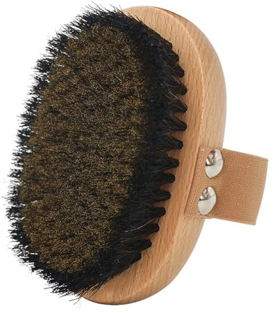 OWIIZI Brosse de nettoyage à sec en cuivre avec poils souples en cuivre chargé d'ions antidérapants