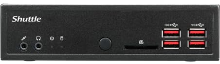 Shuttle DH32U Slim-PC Barebone/Pentium Gold 7505/4X HDMI - 2X LAN - RS232 /