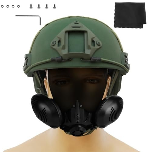 PBTMCD Maschera Paintball Anti Fog | Casco Airsoft Maschera Integrale | Maschera Tattica per Gli Uomini | Occhiali Airsoft | Occhiali Tattici | Tiro Sport CS Gioco Cosplay