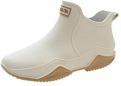MEIION Stivali ortopedici moderni in gomma impermeabili unisex – Stivali Chelsea antiscivolo per giardino e attività all'aperto