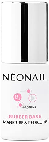 NÉONAIL UV Nagellack - Base Coat Gel UV - Rubber Base 7,2 ml - Unterlack Für Nägel - Lack - Gel Nägel - NÉONAIL Modeling Base